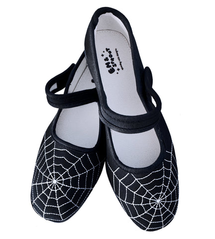 Spiderweb Mary Janes