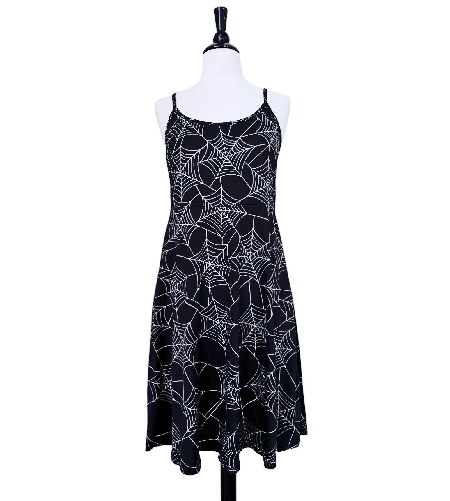 Spiderweb Strappy Night Midi Dress - Sizes S-3X