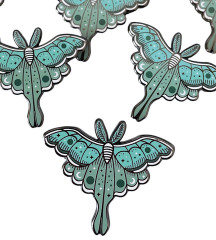 Luna Moth Enamel Pin