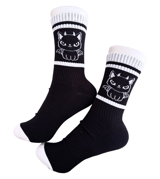 Devil Cat Athletic Socks