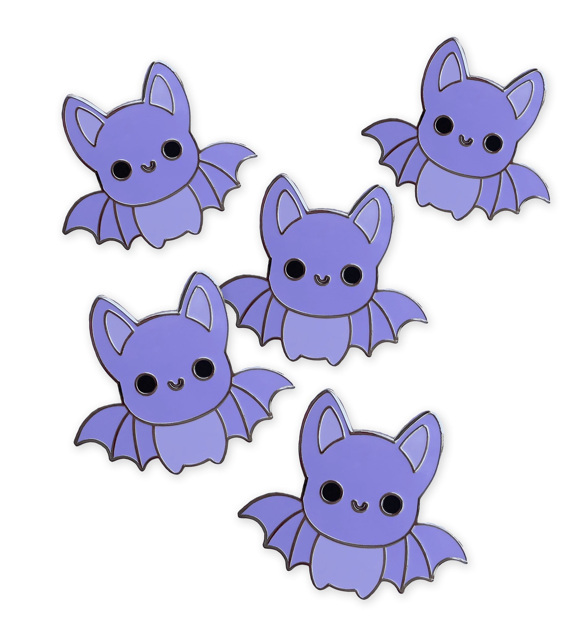 Lavender Bat Enamel Pin