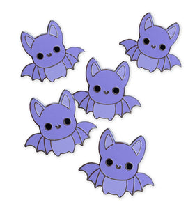 Lavender Bat Enamel Pin