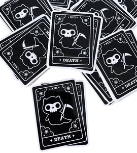 Death Kitty Tarot Sticker