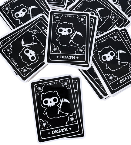 Death Kitty Tarot Sticker