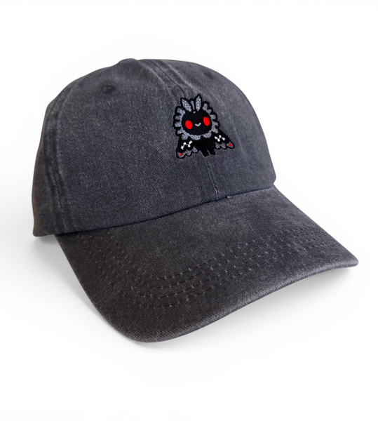Embroidered Mothman Cap - Adjustable Dad Hat