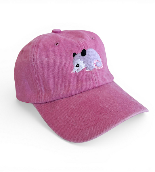Embroidered Opossum Cap - Adjustable Dad Hat