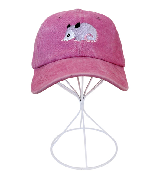 Embroidered Opossum Cap - Adjustable Dad Hat
