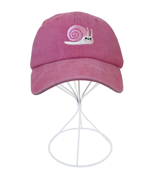 Embroidered Snail Cap - Adjustable Dad Hat