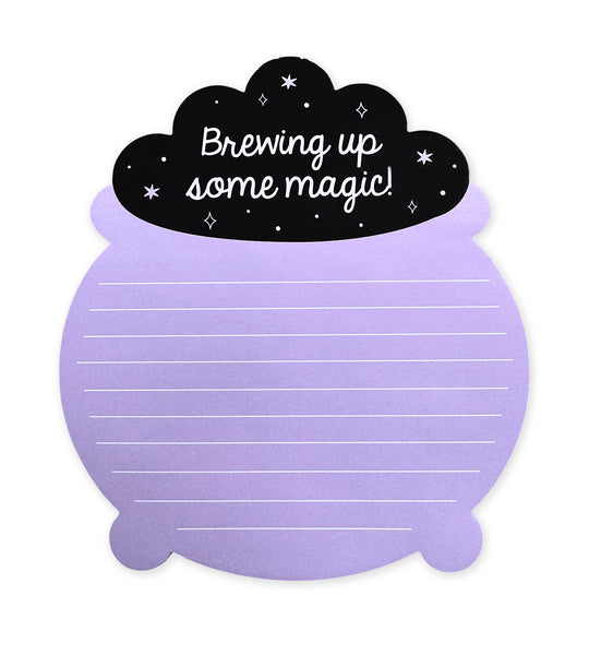 Die Cut Cauldron Magnetic Note Pad