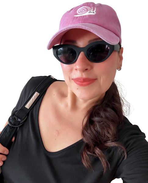 Embroidered Snail Cap - Adjustable Dad Hat
