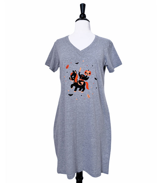 Headless Horseman Pajama Night Dress - Sizes S-3X
