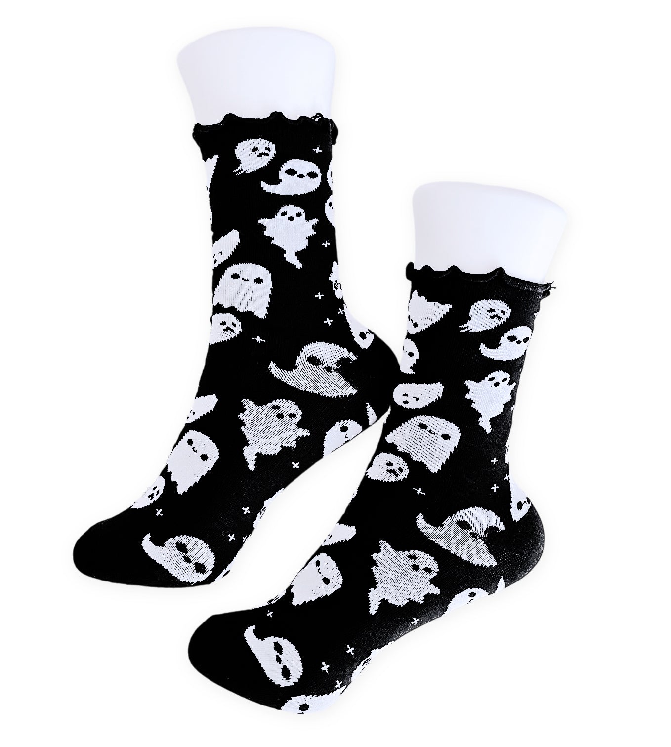 Ghost Friends Lettuce Edge Socks
