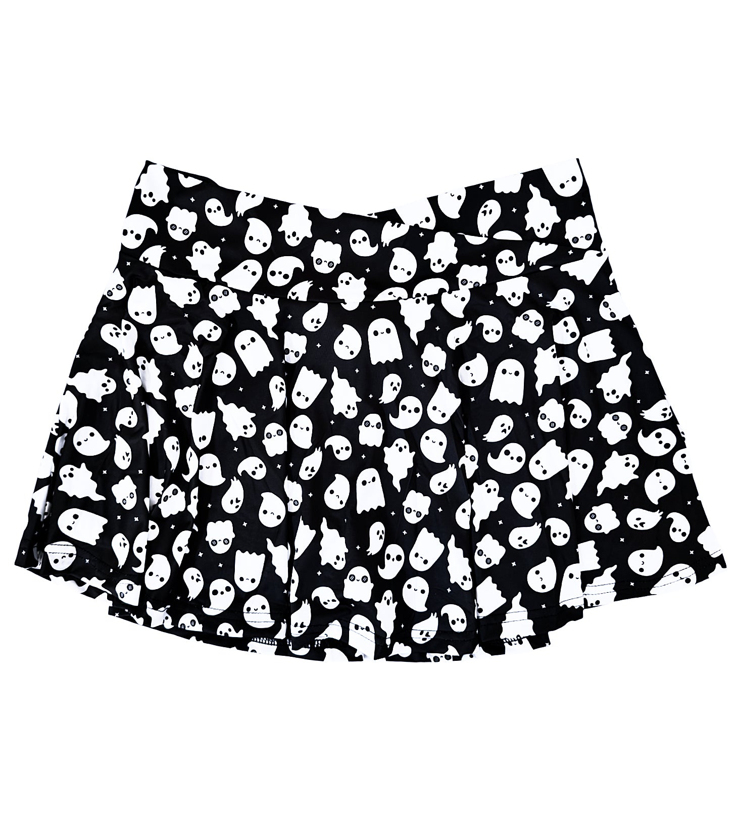 Ghost Friends Pocket Athletic Skort - Skirt with Built in Shorts - S-3X