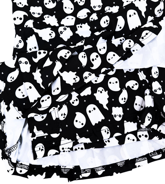 Ghost Friends Pocket Athletic Skort - Skirt with Built in Shorts - S-3X