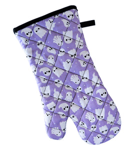 Lavender Ghosts Oven Mitt