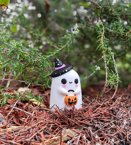 Ghost Witch Halloween Figurine