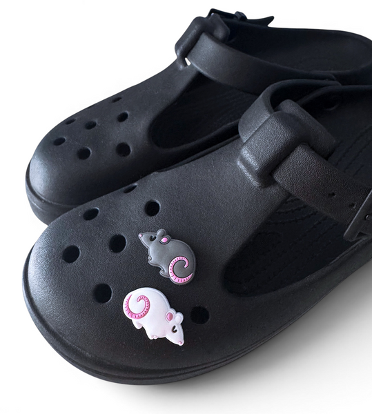Rat Shoe Charms Set