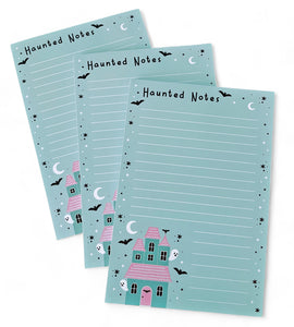 Haunted House Magnetic Note Pad