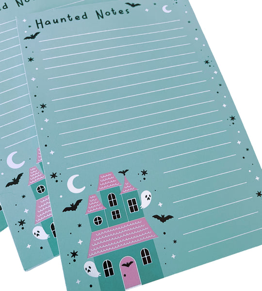 Haunted House Magnetic Note Pad