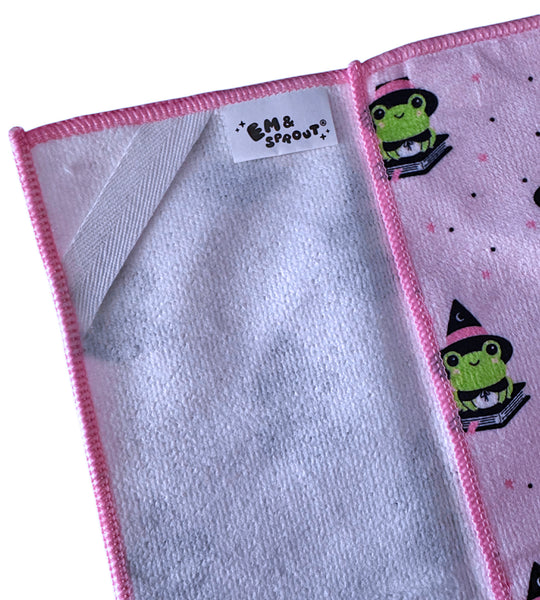 Frog Witch Terry Kitchen Towel - Set of Two
