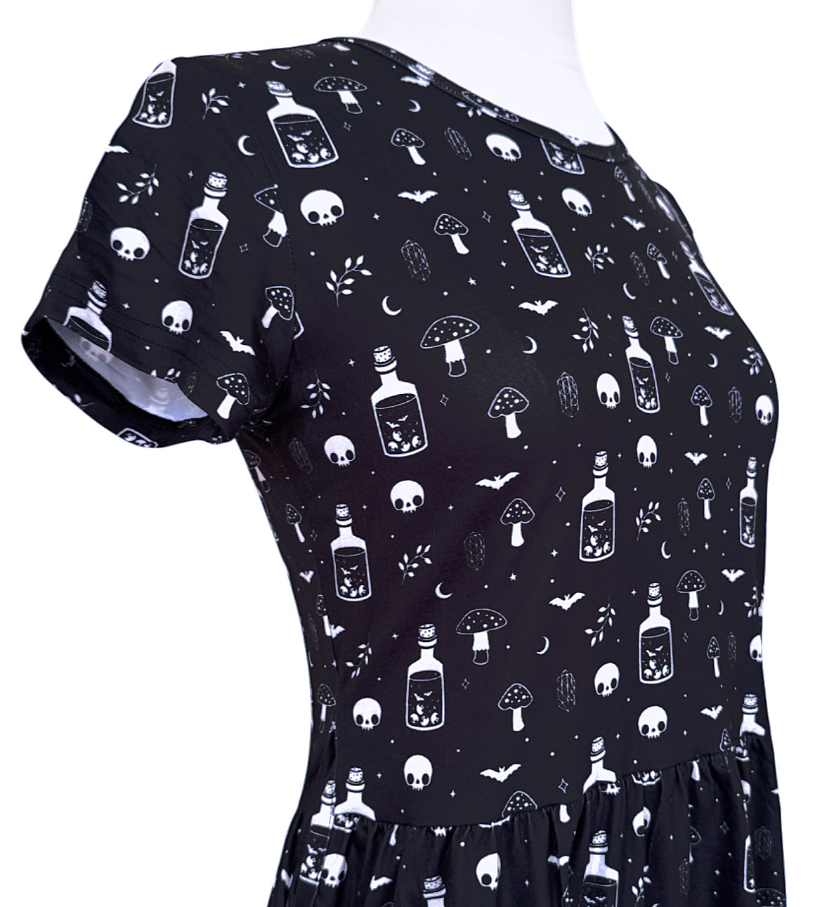 Witchy Potions Babydoll Dress - Available in sizes S to 4X
