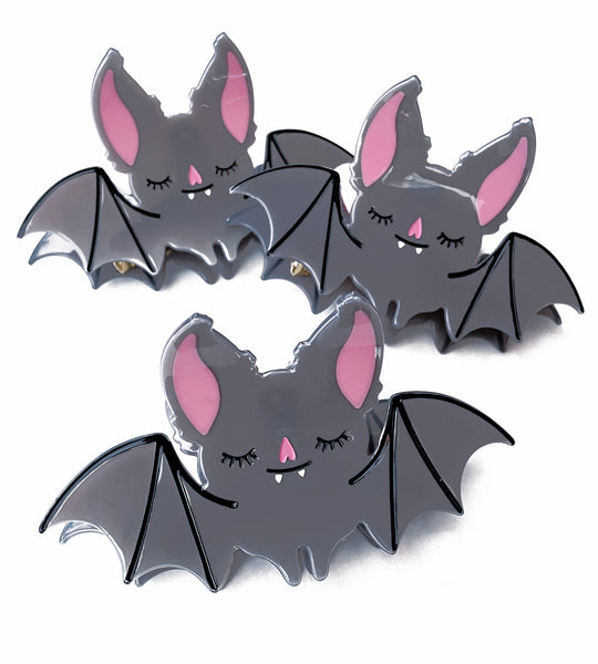 Sleepy Bat Claw Clip