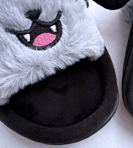 Bat Cat Slippers - Sizes 5-12
