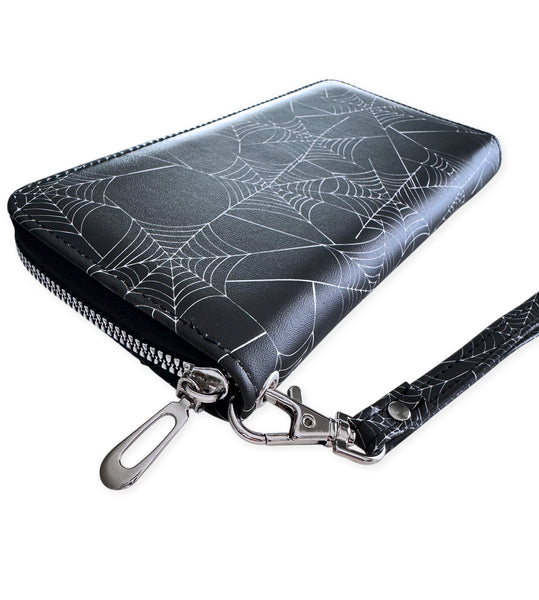 Spiderweb Wristlet Wallet