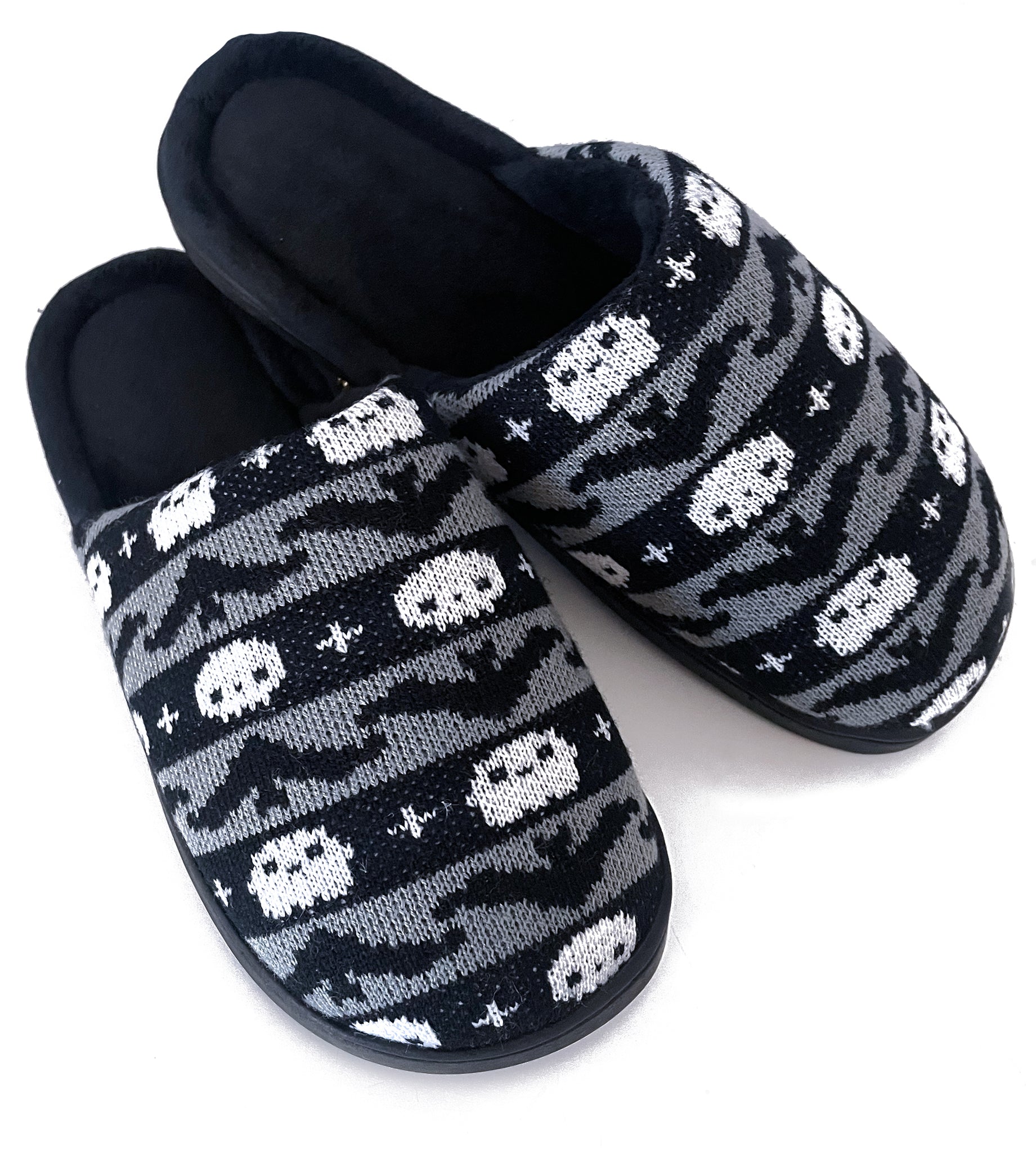 Spooky Knit Slippers