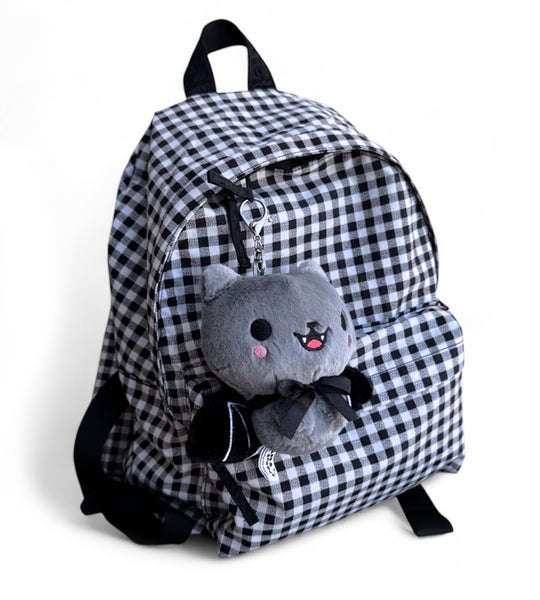 Bat Cat Plush Keychain