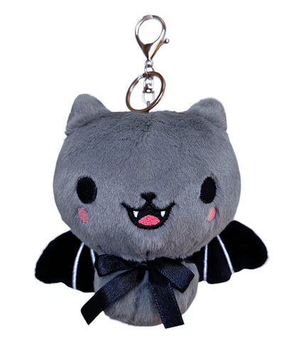 Bat Cat Plush Keychain