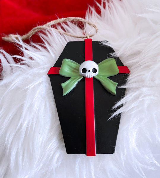 Coffin, Tree, and Skull Lolly Ornament Bundle