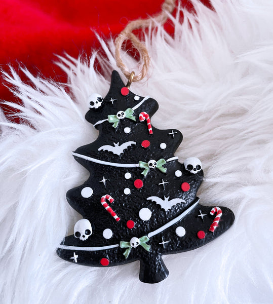 Coffin, Tree, and Skull Lolly Ornament Bundle