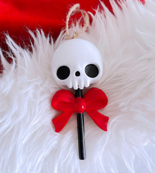 Coffin, Tree, and Skull Lolly Ornament Bundle