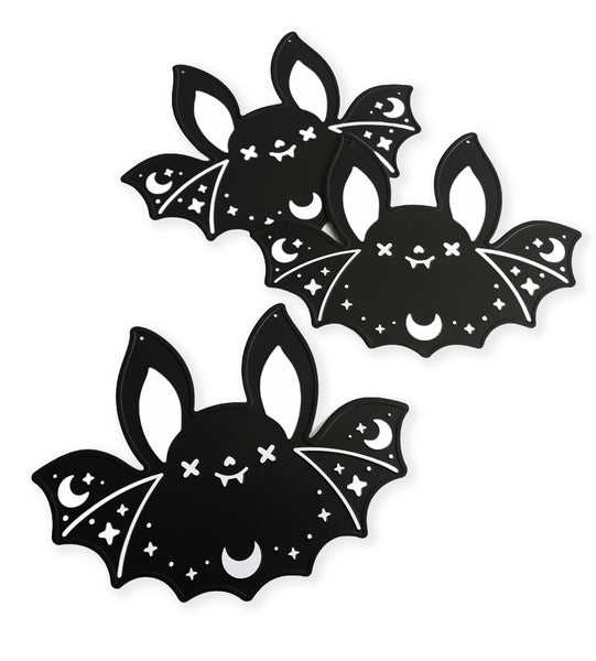 Bat Metal Wall Sign