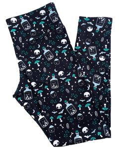 Witchy Potions Leggings - Sizes S through 3X
