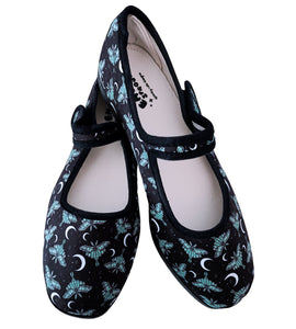 Luna Moth Flats - Mary Jane Shoes