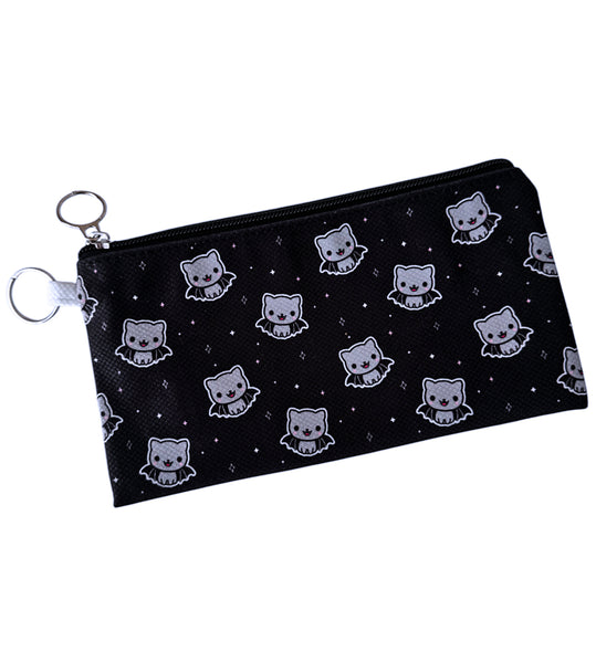 Bat Cat Zipper Pouch