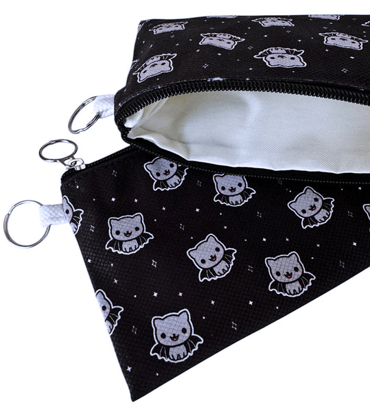 Bat Cat Zipper Pouch