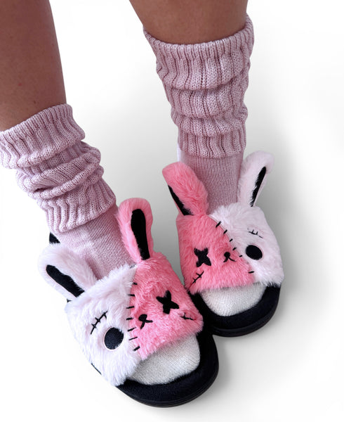 Franken Bunny Slippers - Sizes 5-12
