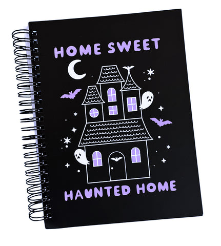 Home Sweet Haunted Home Spiral Bound Note Book
