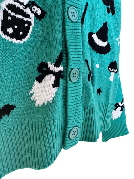 Witchy Things Knit Cardigan Sweater - Ladies Sizes S-3X