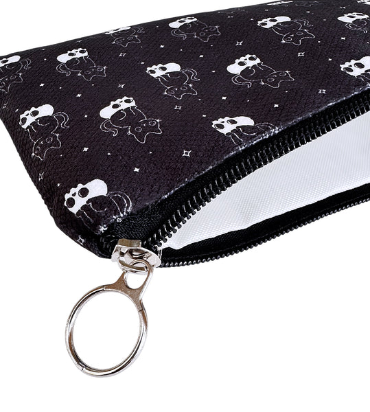 Cat & Skull Zipper Pouch