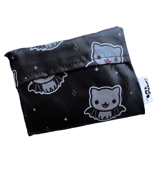 Bat Cat Reusable Tote Bag