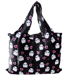 BOO Ghosts Reusable Tote Bag