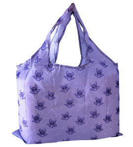 Purple Bats Reusable Tote Bag
