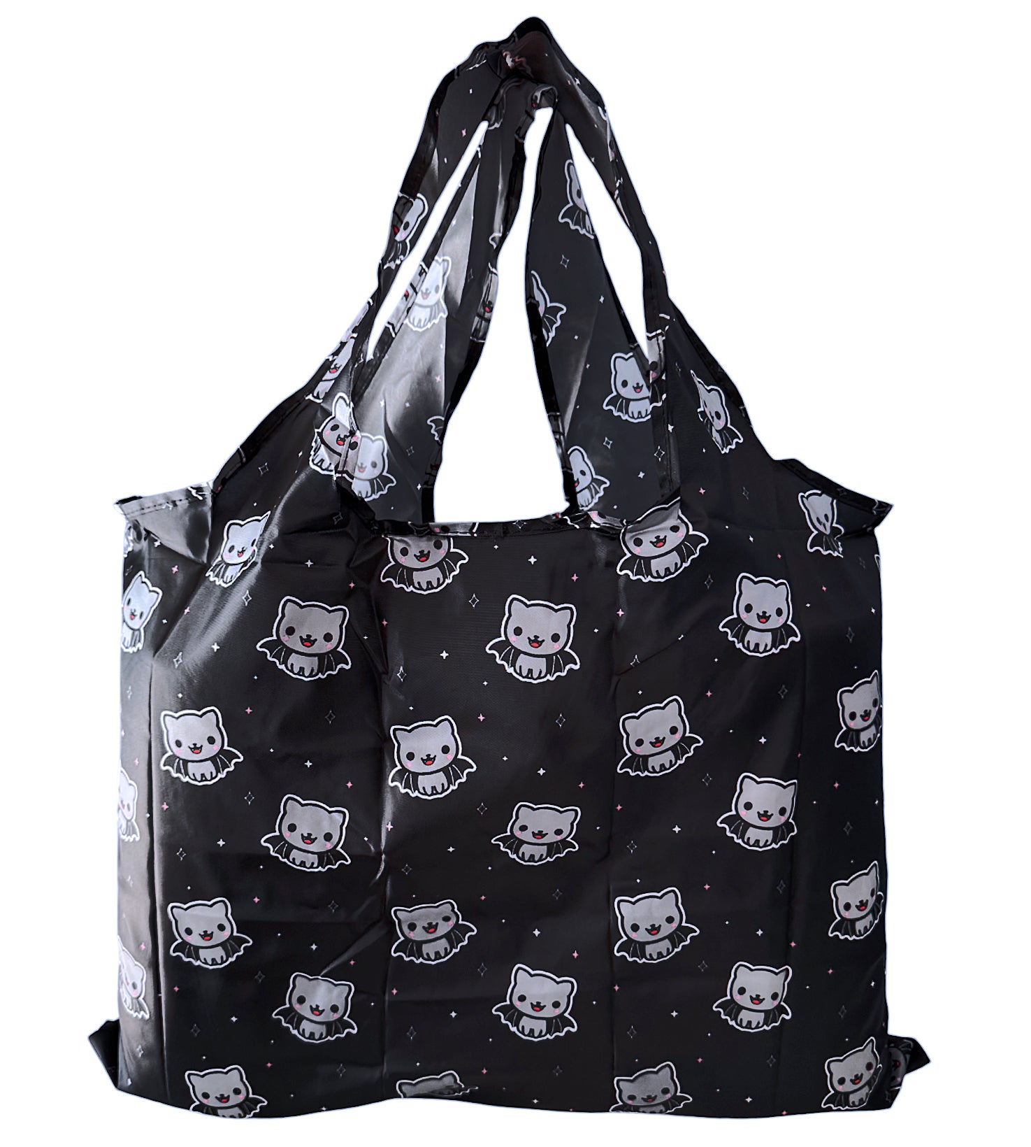 Bat Cat Reusable Tote Bag