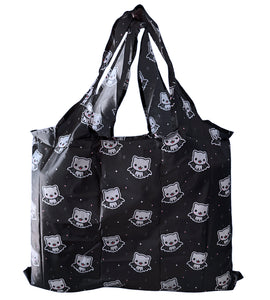Bat Cat Reusable Tote Bag