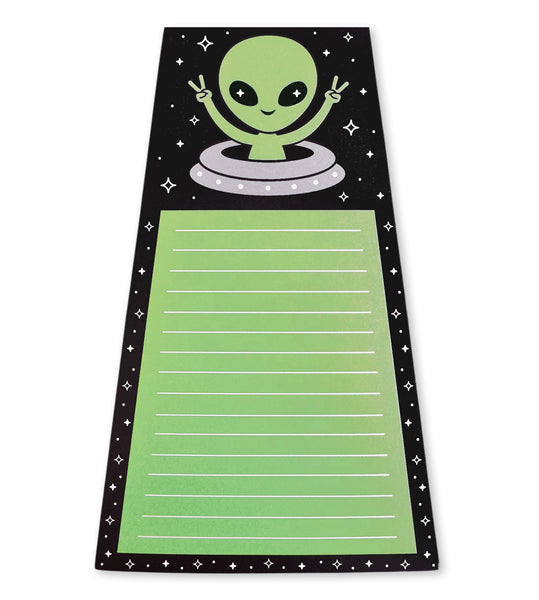 Die Cut Alien Magnetic Note Pad