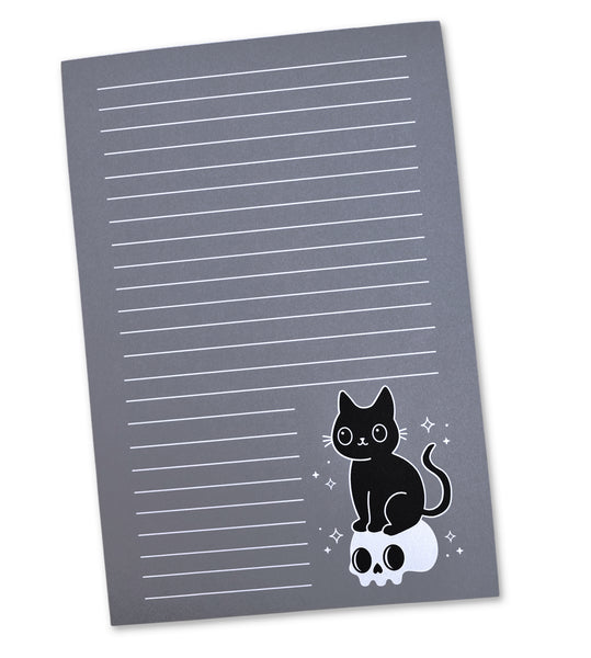 Cat & Skull Magnetic Note Pad